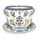 Cache-pot et son présentoir Gien, Collection Renaissance, XXe Siècle