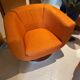 B&B Italia fauteuil design orange vintage / collector