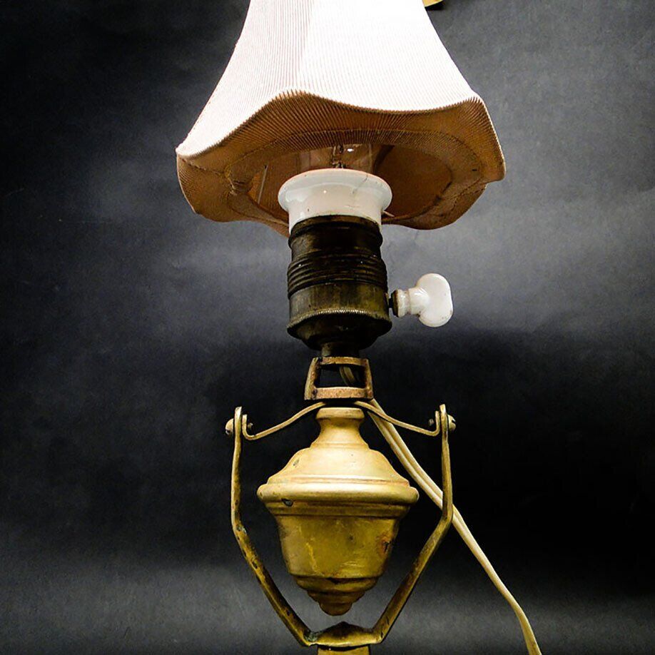 Lampe de chevet vintage, Pologne, début du 20e siècle