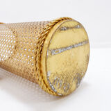 Golden umbrella stand Hollywood Regency by Li Puma Firenze, Italy 1950s