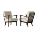 Set of ton boucle armchairs 60's