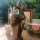 Art Nouveau vase in polychrome glazed ceramic signed De Bruyn – Fives-Li