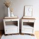 Pair of revisited 1930s bedside tables