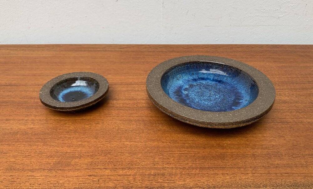 Vintage ceramic bowls from the Danish studio Michael Andersen, Bornholm, 1960s, set of 2.