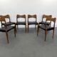 Set of 6 model 71 teak dining chairs by Niels O Møller for JL Møllers 1950s