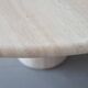 Angelo Mangiarotti M1 dining table Travertine marble 130cm