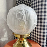 Lampe à poser globe style art déco