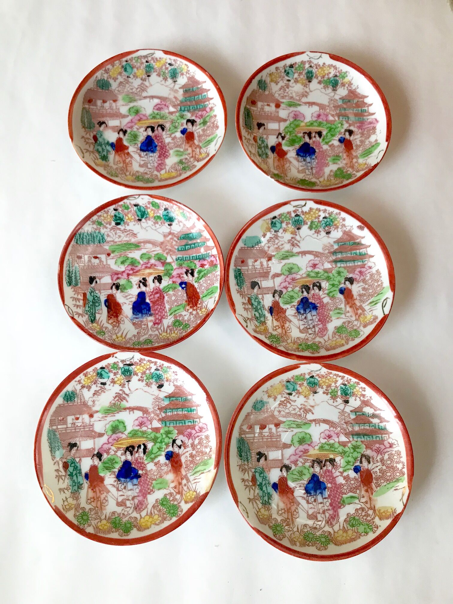 Service à thé en porcelaine japonaise fin 19ème