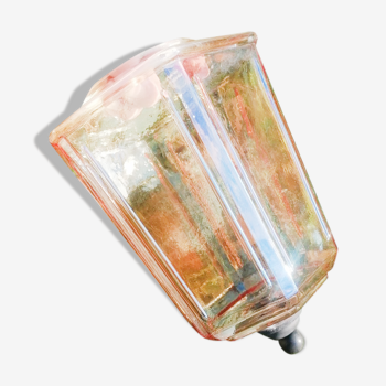 Amber glass globe for suspension