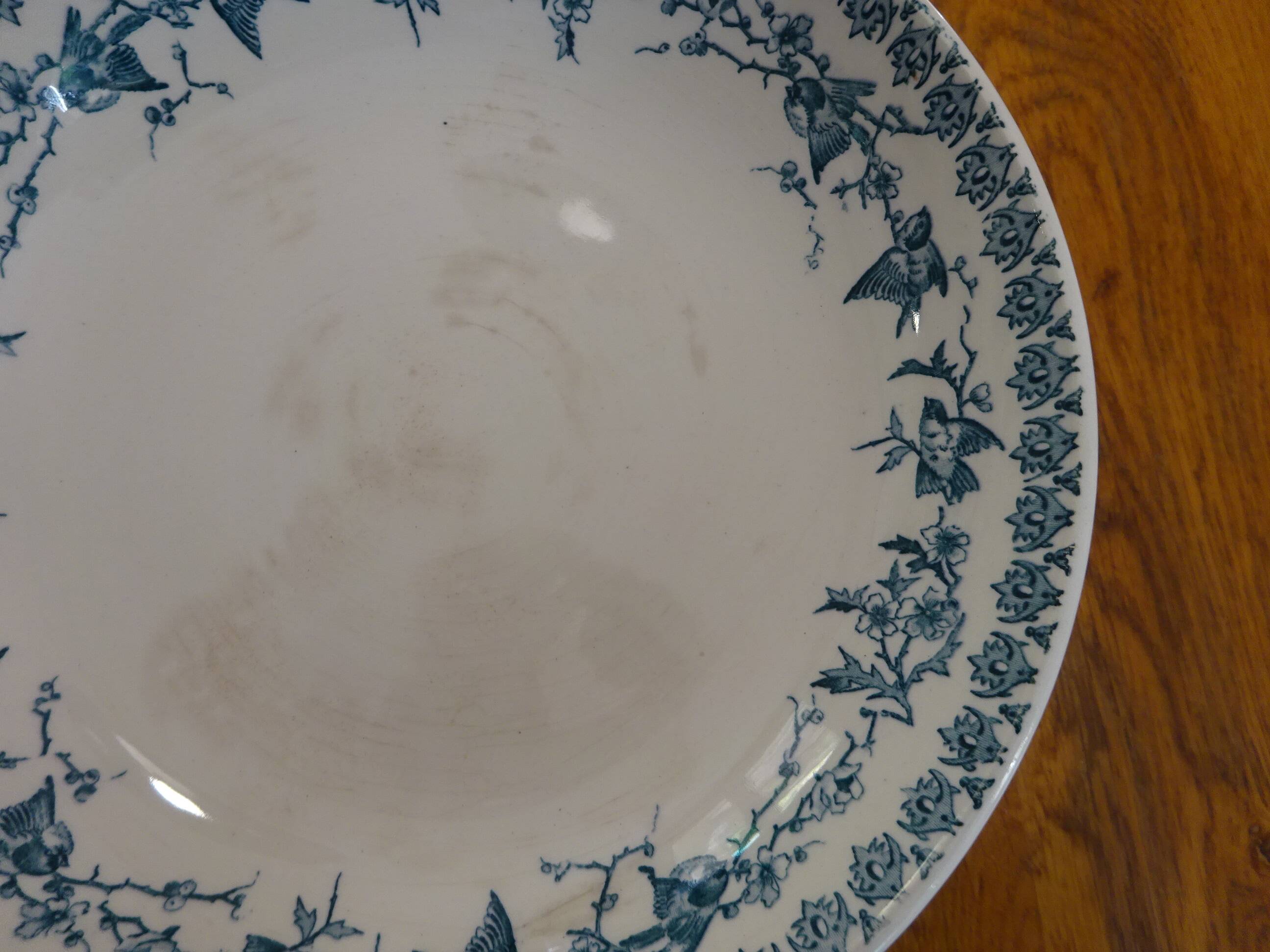 Large compote dish Terre de Fer