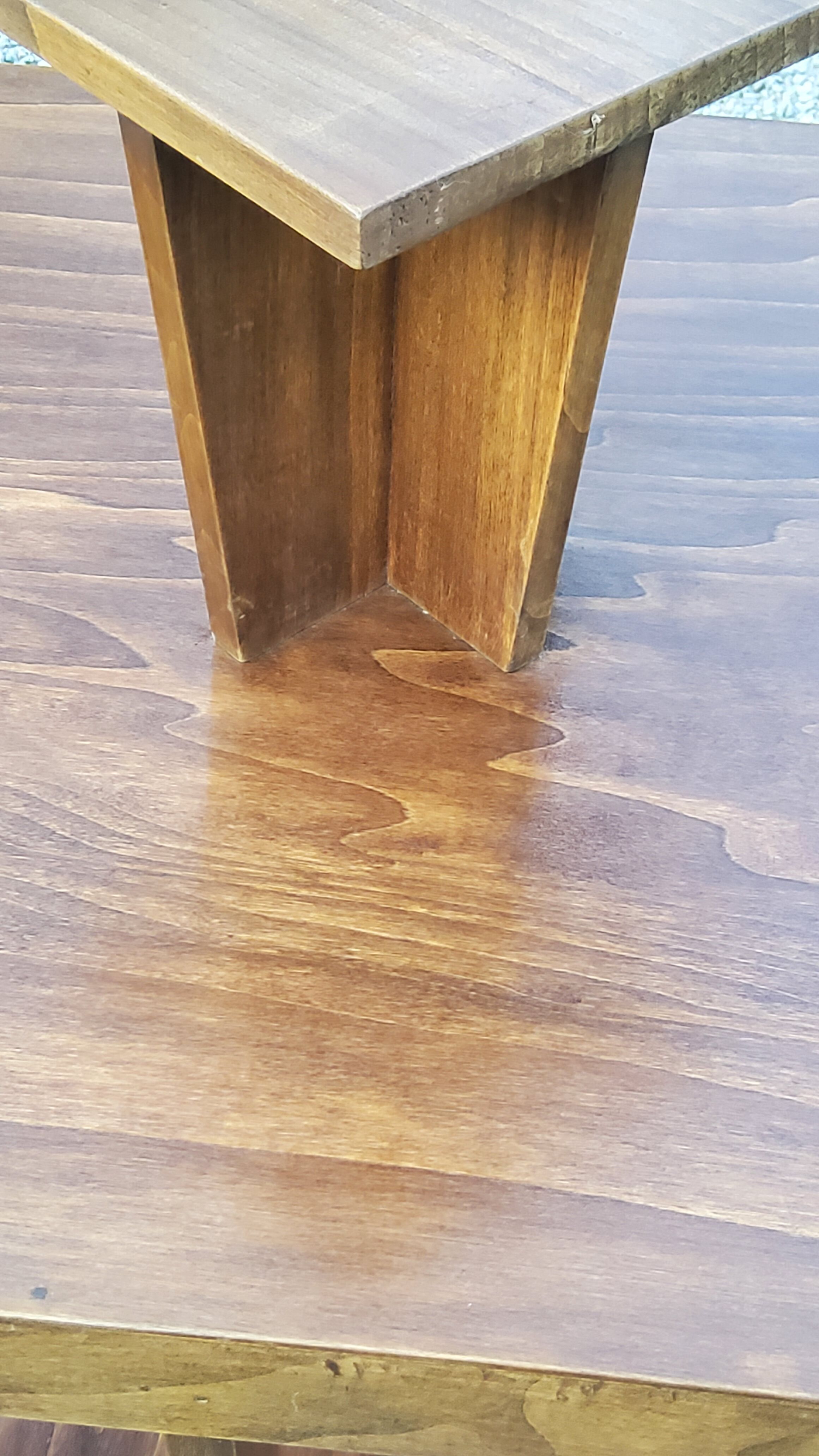 Art Deco pedestal table from the 30s