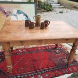 Vintage farmhouse table pich pine
