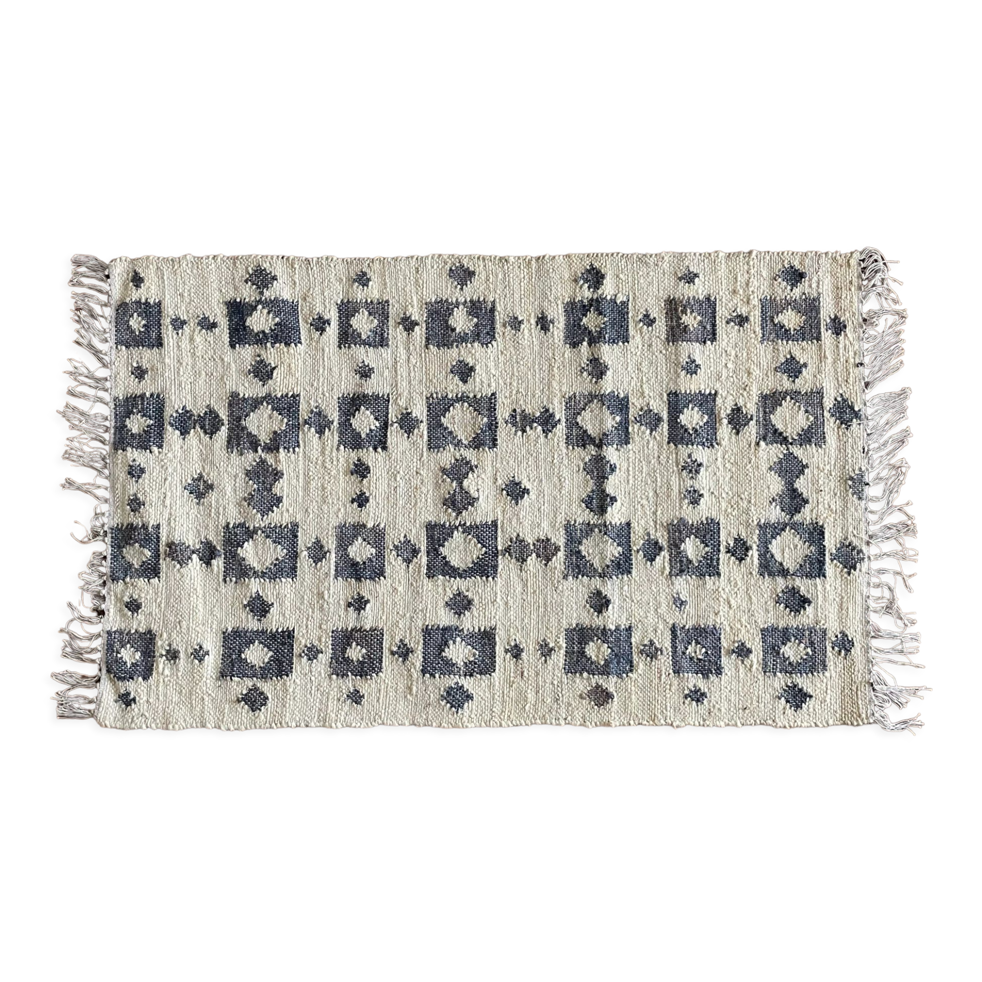 2.5x4ft-hemp\cotton handmade kilim rug,area, floor,dinning area,custom rugs\carpet