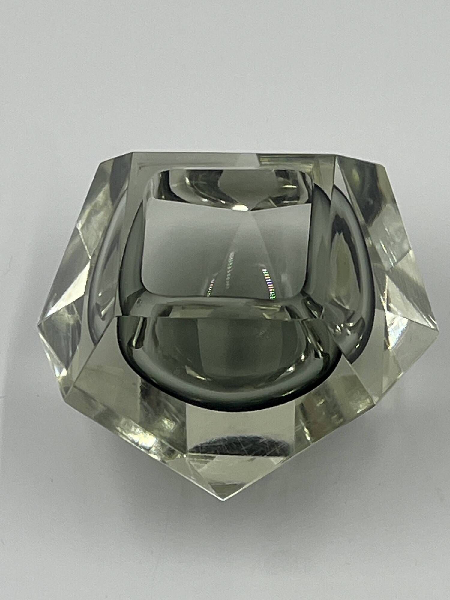 Diamond Ashtray Murano Flavio Poli