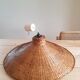 Vintage wicker pendant lamp