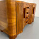 Antique walnut sideboard in Art Deco style from the 1930s.