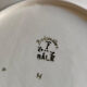 Faience dish Badonviller Bale