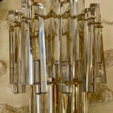 Venini murano glass wall light, Italy 1980s