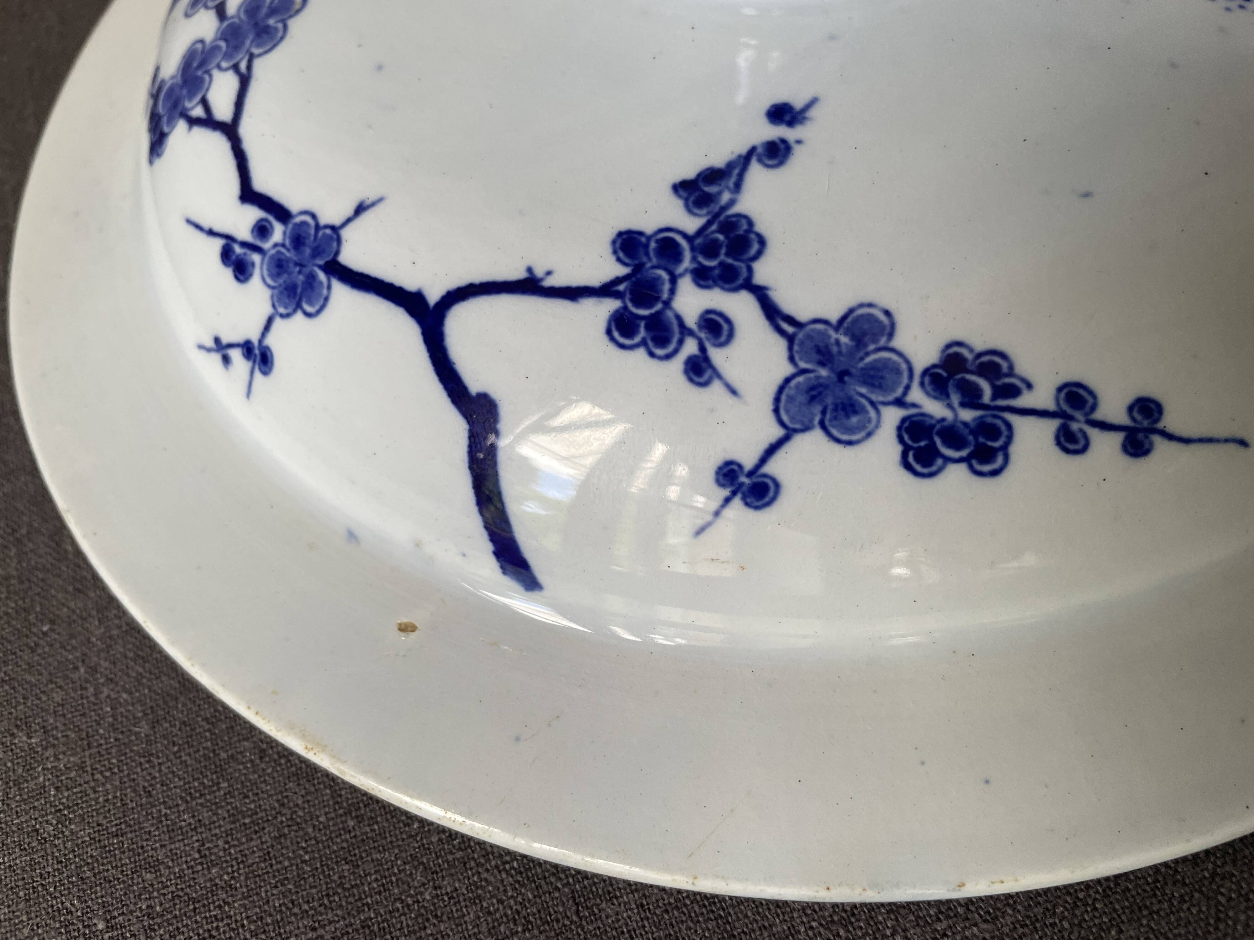 Earthenware compotier Creil & Montereau Japanese service 19th century