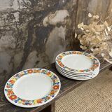 6 Acapulco dessert plates
