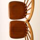 Pair of Scandinavian 1950s/60s beech and teak chairs Pinstol type