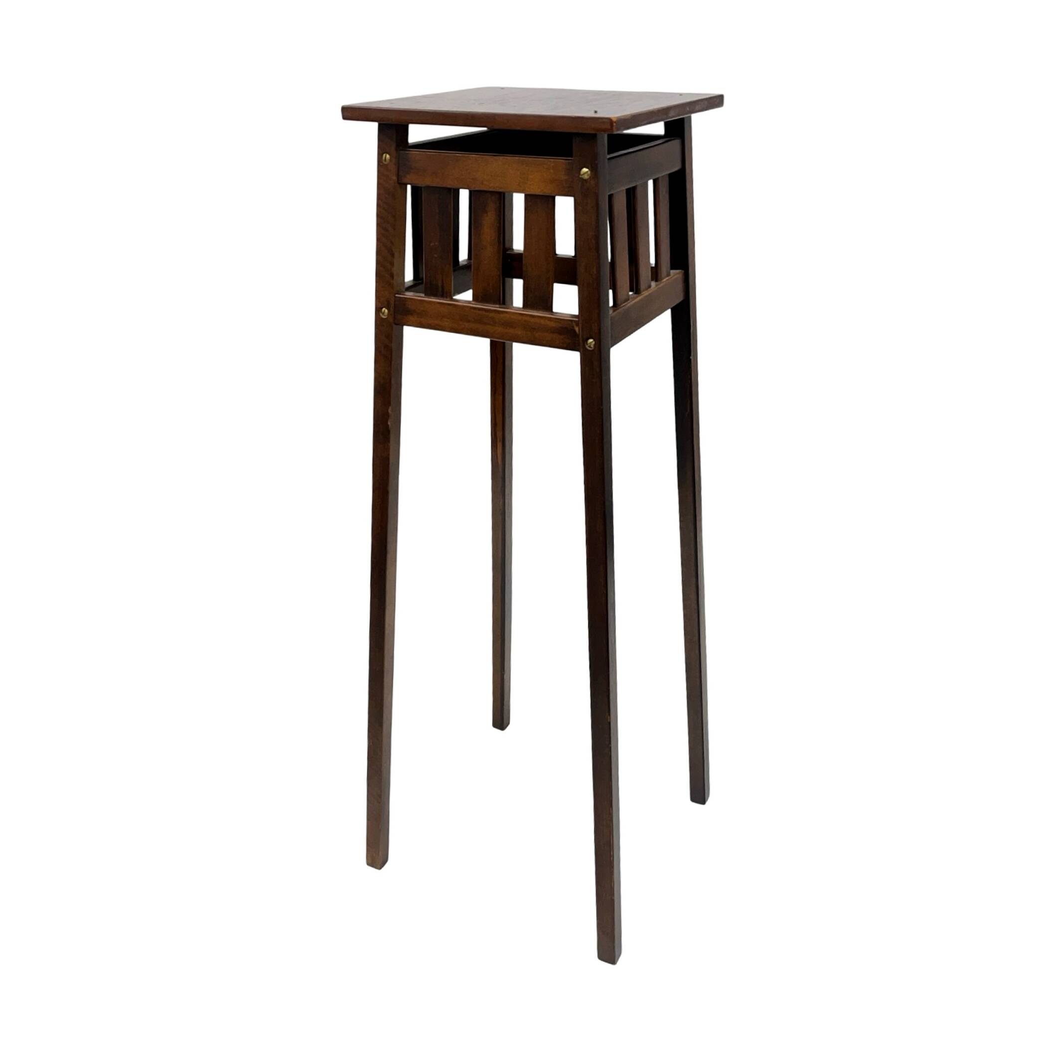 Art Deco Wooden Flower Stand Vintage, France 1930s