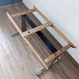 Vintage height-adjustable coffee table