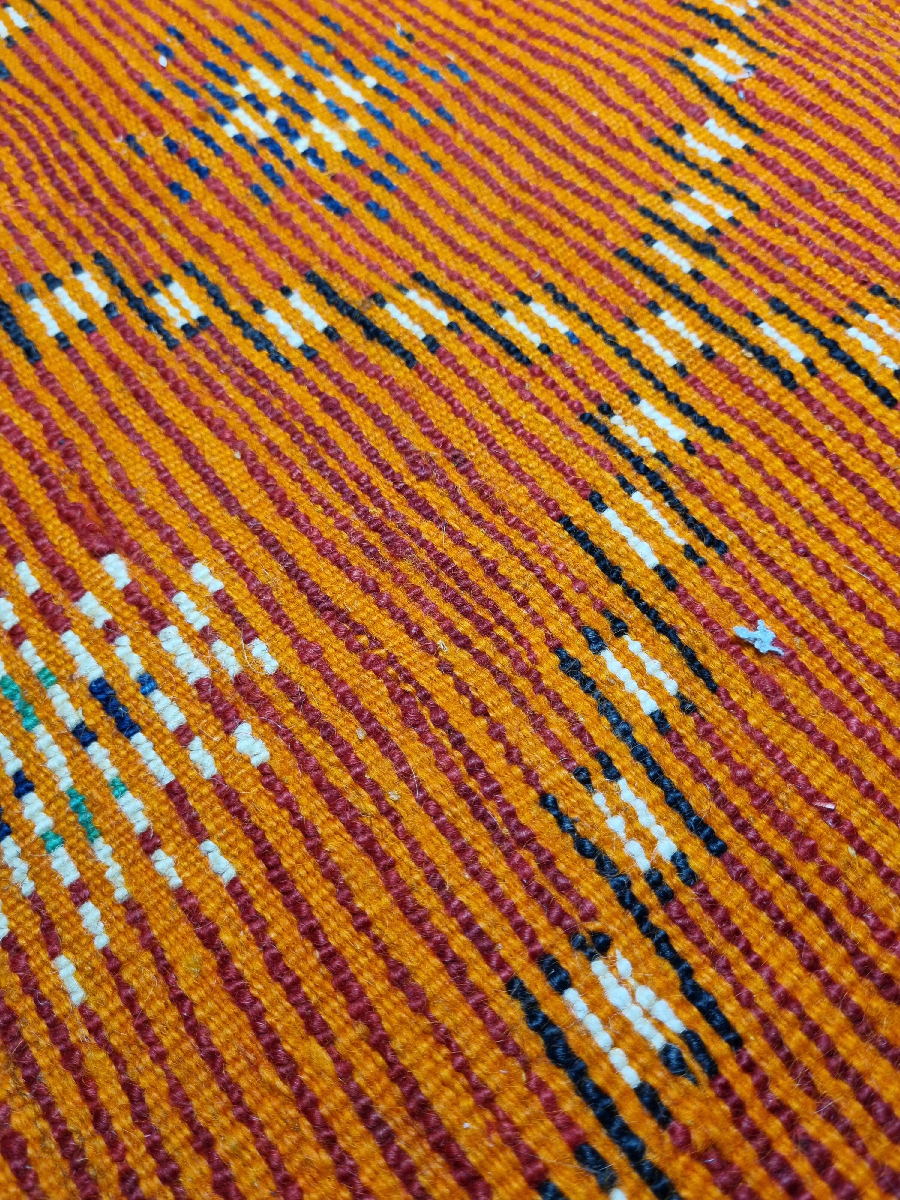 Moroccan Kilim handmade carpet, 166 cm x 131 cm