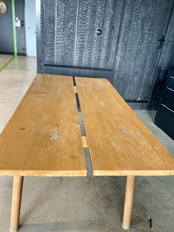 Table ''grain de café'' vintage années 60 - Pierre Gautier