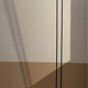 Adjustable modernist floor lamp black lacquered metal Italian 80s