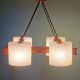 Teak chandelier