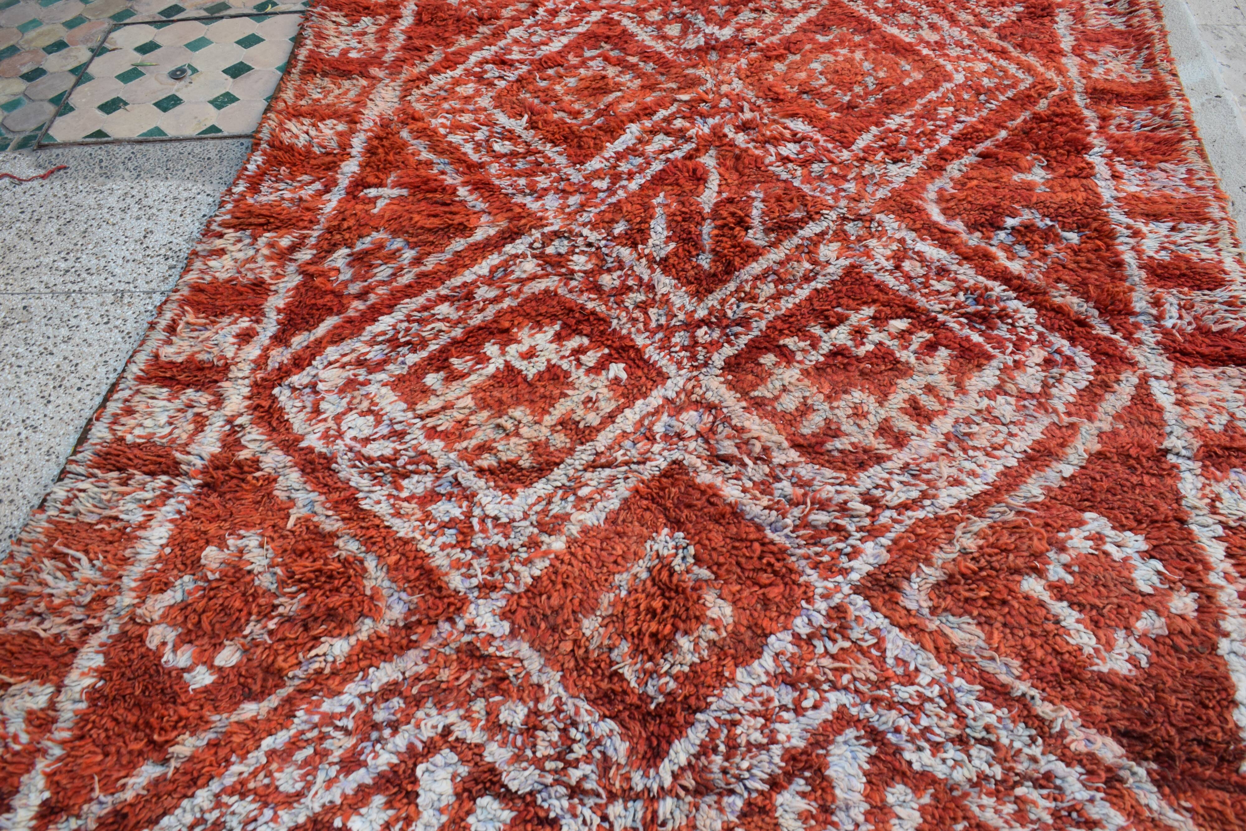 Berber rug Moroccan vintage Atlas