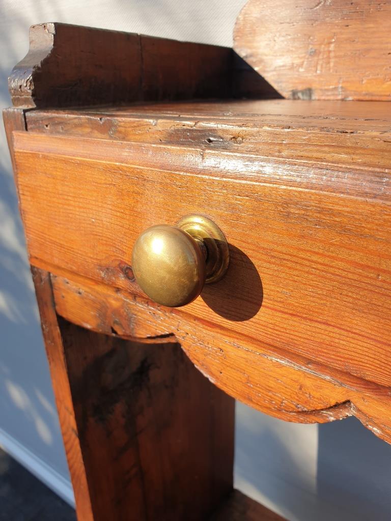 19th-century asymmetrical shelves estaminet display