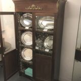 Showcase library 2 doors in mahogany of cuba 19 th Ornaments in bronze
