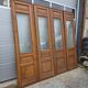 4 solid oak partition doors (high quality)