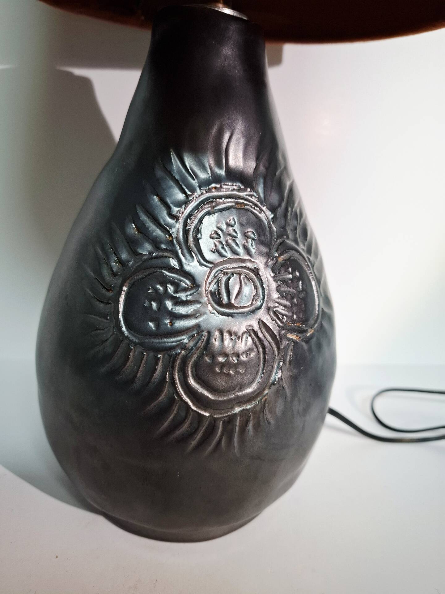 Lampe céramique vintage