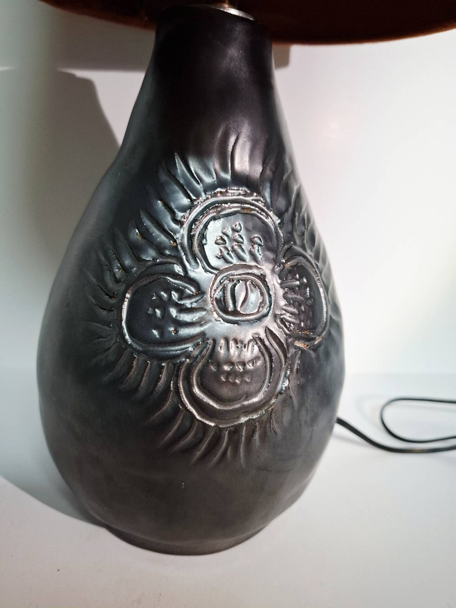 Lampe céramique vintage