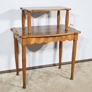 Walnut and Rosewood Marquetry Service Table – 1940
