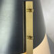 Suspension in lacquered metal and brass, france 1950