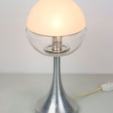 Space age german mushroom table lamp from Doria Leuchten, 1970s