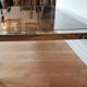 Chrome metal, brass and smoked glass coffee table to taste like Willy Rizzo