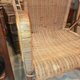 Fauteuils rotin ancien