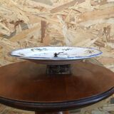 Old clock clock star ceramic plate sarreguemines vintage