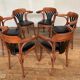 6 Chaises de bistrot en bois courbé DLG Baumann Thonet Fischel