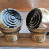 Pair of Scandinavian Hemi Klot 3 wall lights