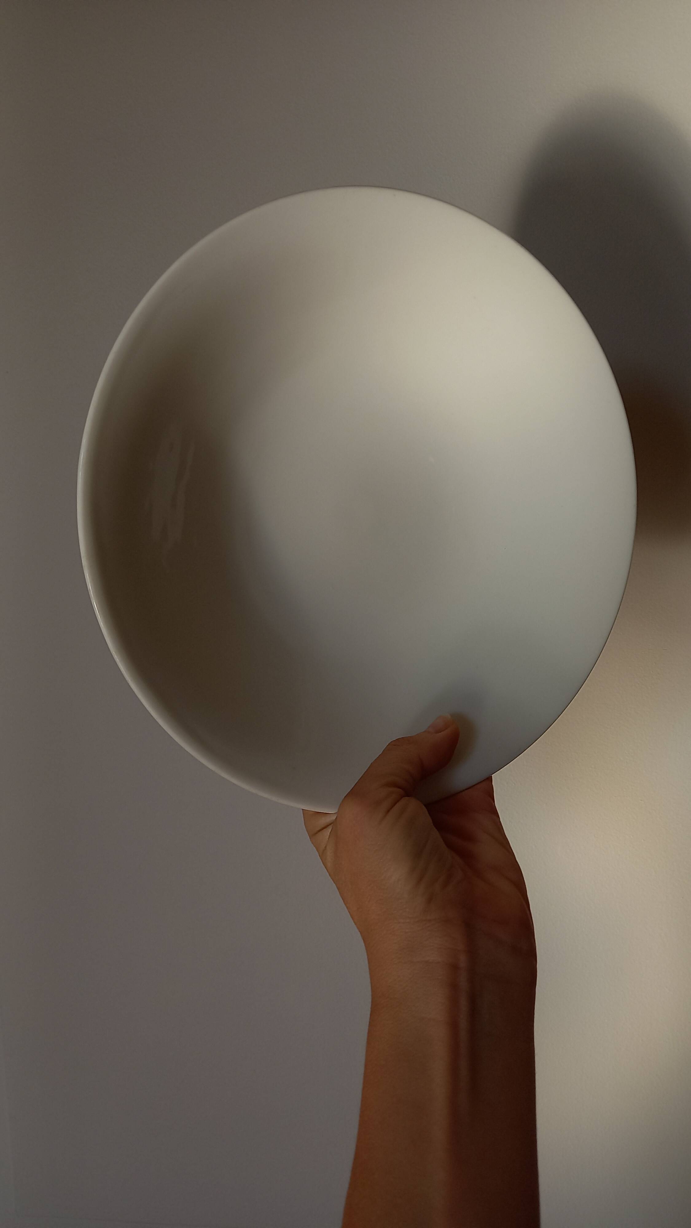 Small white porcelain fruit cup