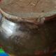 Ceramic vase stone sign pigaglio