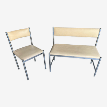 Bench, chair and stool design 1970