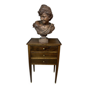 Buste en terre cuite