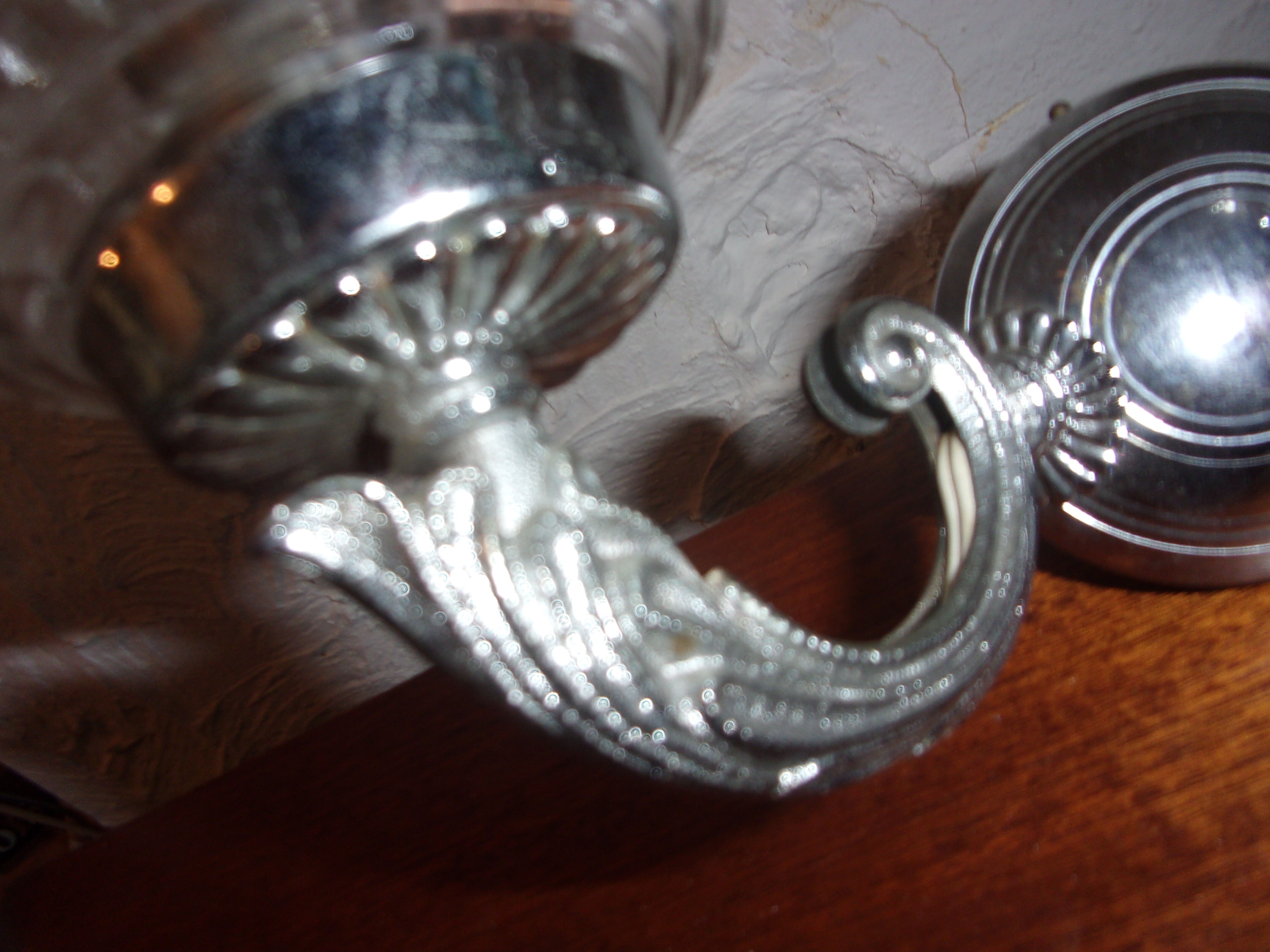 Set of 2 double wall sconces, 1960s